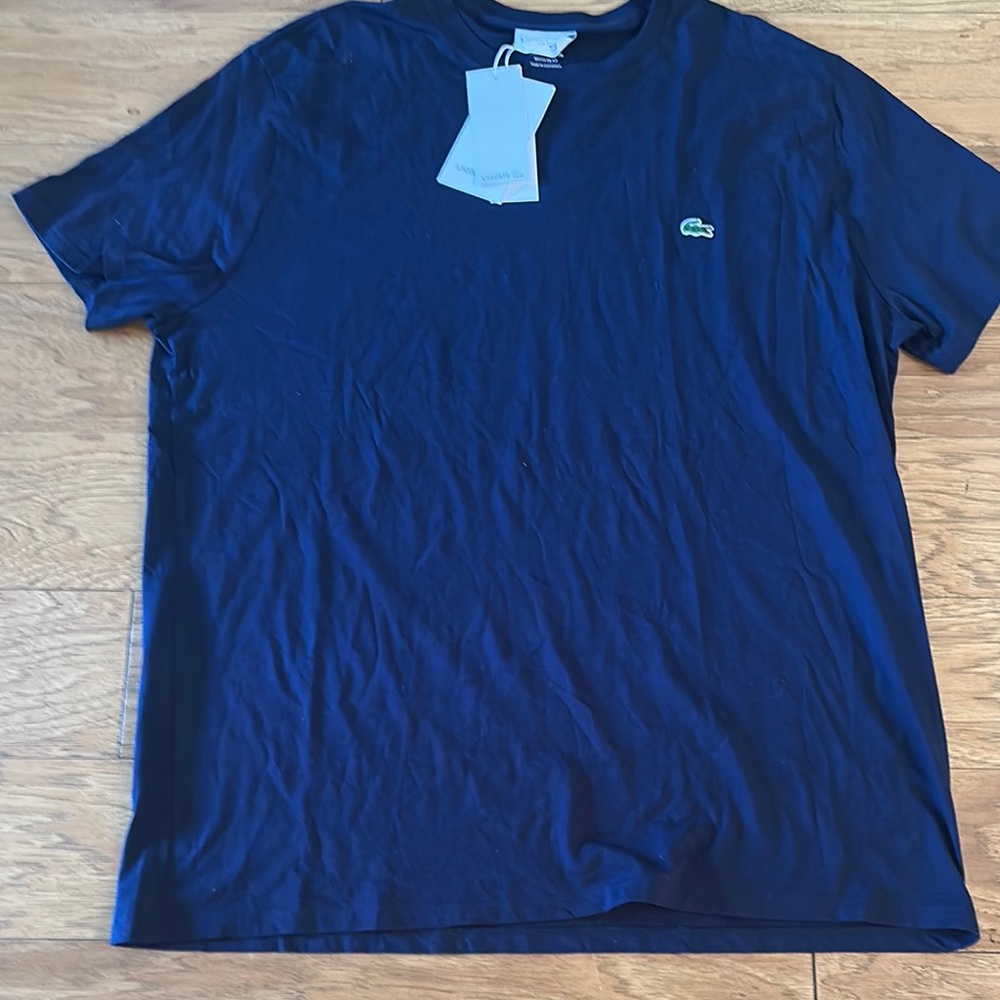 Lacoste Men's Navy Blue T-Shirt